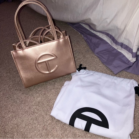 Telfar Handbags - Rare MTO Telfar Small Shopping Bag Copper/Rosegold